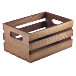 Wooden Crate Table Caddies