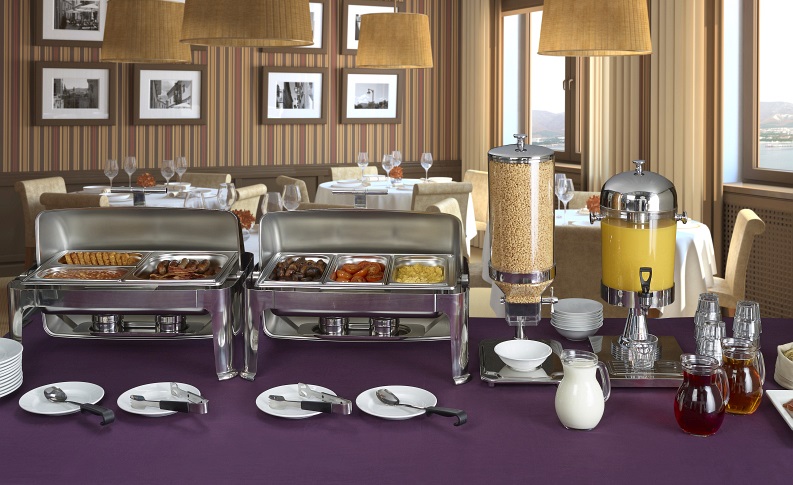Chafing Dish, Cereal & Juice Dispenser Display