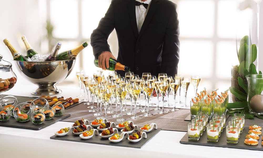 Champagne Reception With Canapes