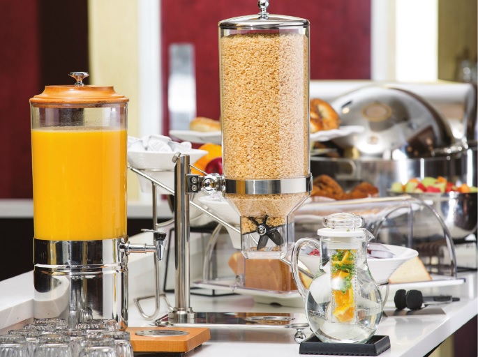 Stainless Steel & Polycarbonate Cereal & Drinks Dispensers
