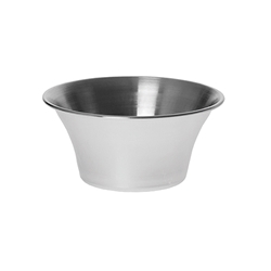  4 oz Sauce Cup, Flared Design, Stainless Steel 