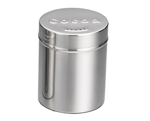 6 oz Cocoa Shaker, Stainless Steel 