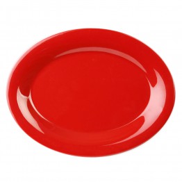 9 1/2? X 7 1/4? / 240mm X 185mm Platter, Pure Red 