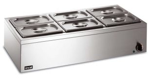 Bain Marie 6 x 1/4 Gastronorms (dry) 