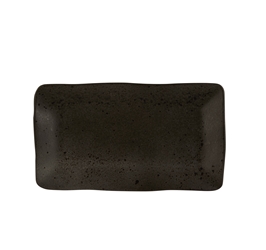 Black Ironstone Rectangular Plate 35 x 21cm (Pack of 4) 