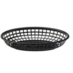 Black Oval Basket 9 x 6? / 23 x 15.5cm (36 Pack) 