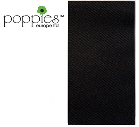 Black Pre-Folded 2 Ply 33cm Napkins (2000 Pack) 