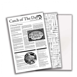 Catch of the Day Greaseproof Paper 10 x 17? / 26 x 43cm (500 Pack) 