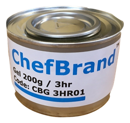ChefBrand Chafing Gel -  3 Hour Gel Chafing Fuel (x24) 
