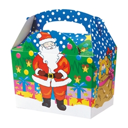 Christmas paperboard box with handle 