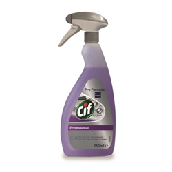 Cif Professional 2 in1 Cleaner and Disinfectant 6x750ml (Pack) 