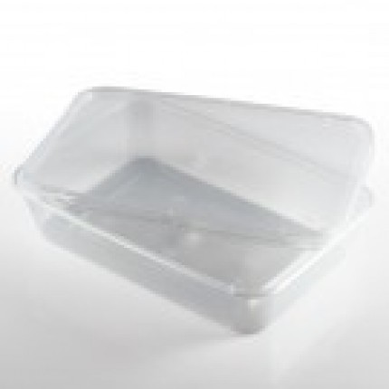 Clear Standard Plastic Microwave Container 500ml 