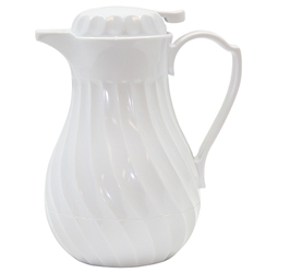 Connoisserve Swirl Decanter with thumb press 