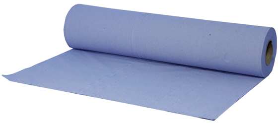 Couch Roll 2 Ply Blue Recycled 50cm x 40m 100 sheets per roll 