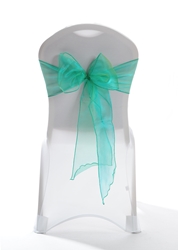 Crystal Chair Sashes - Emerald Yellow 8”x108” (5 Pack) 