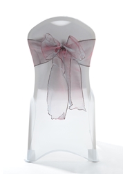 Crystal Chair Sashes - Sand Chocolate 8”x108” (5 Pack) 