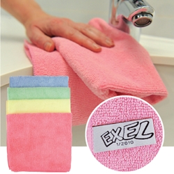 Exel Supercloth  Contract Microfibre Cloth (pack of 10) 