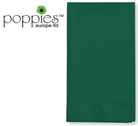 Forest Green Pre-Folded 2 Ply 40cm Napkins (2000 Pack) 