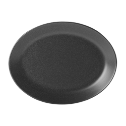 Graphite Oval Plate 30cm/12” (Pack of 6) 
