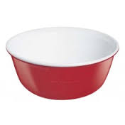 Impressions Bowl Red   24cm (4 Pack) Impressions, Bowl, Red,24cm