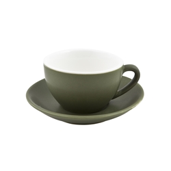 Intorno Large Cappuccino Cup 28cl Sage (Pack of 6) 