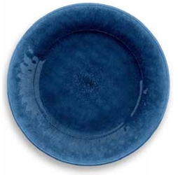 Potters Reactive Glaze Dinner Plate Blue 10.5x10.5x0.8? (6 Pack) 