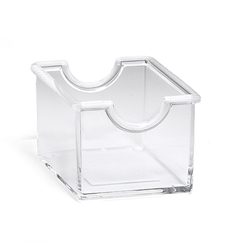  Packet Holder, Plastic, Clear, 3.5 x 2.5 x 2” 
