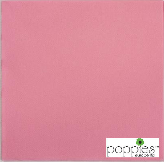 Pink 2 Ply 40cm Napkins (2000 Pack) 