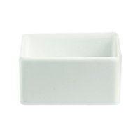 Purity Blanc Sticky Square Bowl 2.4” 6cm (24 Pack) Purity, Blanc, Sticky, Square, Bowl, 2.4", 6cm