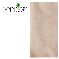 Recycled Brown Pre-Folded 2 Ply 33cm Napkins (2000 Pack) 
