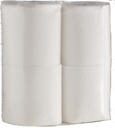 Sirius Pure Pulp Toilet Roll 200 Sheet Clear Pack (36 Rolls 9x4) 