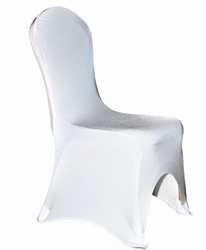 Spandex Lycra Banqueting Chair Covers - White (5 Pack) 