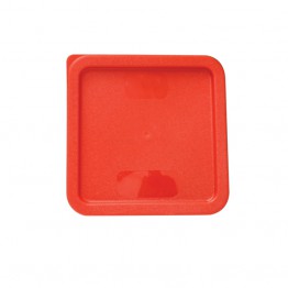 Square Lid For 5.7Ltr / 6 qt & 7.6Ltr / 8 qt, for Square Food Storage Container, Red 