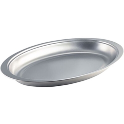 Stainless Steel Oval Banqueting Dish 20 (Each) Stainless, Steel, Oval, Banqueting, Dish, 20, Nevilles