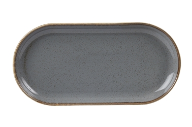 Storm Narrow Oval Plate 32 x 20cm / 12  1/2” x 8” (Pack of 6) 