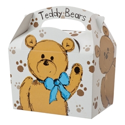 Teddy Bears paperboard box with handle 