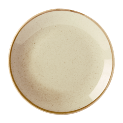 Wheat Coupe Plate 18cm/7” (Pack of 6) 