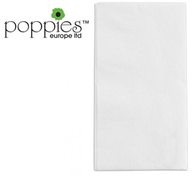 White Pre-Folded 2 Ply 40cm Napkins (2000 Pack) 