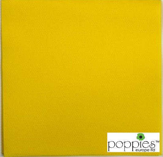 Yellow 33cm 2ply Napkins (2000 Pack) 