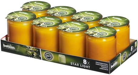 bolsius Starlight® Candle Refill Amber (8 Pack) Bolsius, Starlight, Candle, Refill, Amber, bolsius