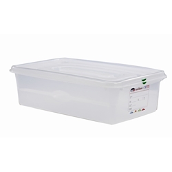GN Storage Container FULL SIZE 150mm Deep 21L (6 Pack) GN, Storage, Container, FULL, SIZE, 150mm, Deep, 21L, Nevilles