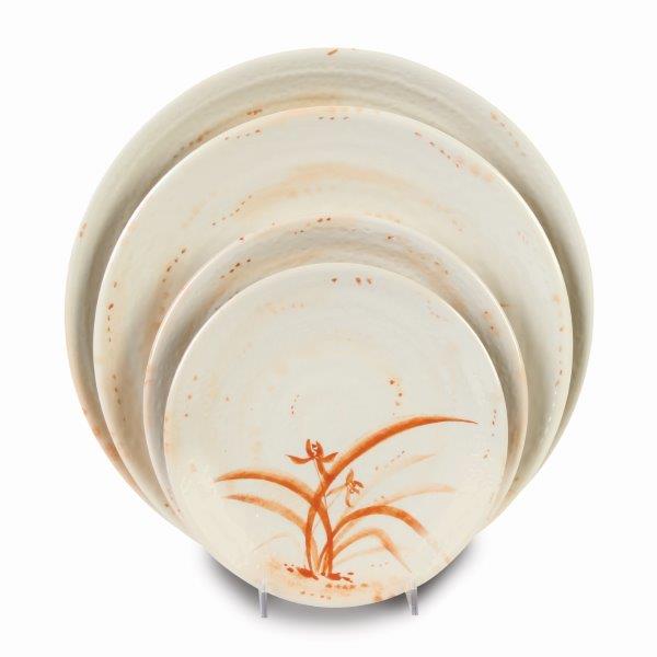10 1/2? / 265mm Plate, Gold Orchid (12 Pack) 