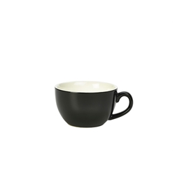 Royal Genware Bowl Shaped Cup 25cl Black (6 Pack) Royal, Genware, Bowl, Shaped, Cup, 25cl, Black, Nevilles