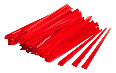 3 1/2” RED Prism Pick (1000 Pack) 3, 1/2", RED, Prism, Pick, Beaumont