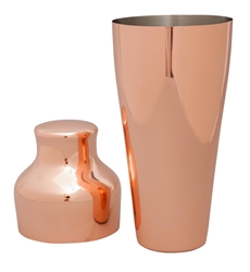 Mezclar 550 ml Copper Plated Art Deco Shaker (Each) Mezclar, 550, ml, Copper, Plated, Art, Deco, Shaker, Beaumont