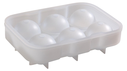 6 Cavity Silicone Ice Ball Mould - Clear (Each) 6, Cavity, Silicone, Ice, Ball, Mould, Clear, Beaumont
