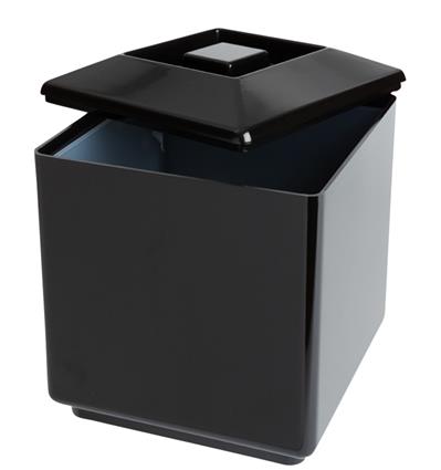 Insulated Square Ice Bucket Black 7pt (Each) Insulated, Square, Ice, Bucket, Black, 7pt, Beaumont