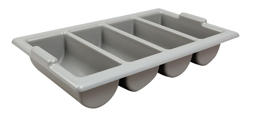 Cutlery Tray / Box Plastic 13” x 21” GREY (Each) Cutlery, Tray, , , BoPlastic, 13", 21", GREY, Beaumont