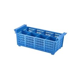 8 Compartment Cutlery Basket (Blue)430x210x155mm (Each) 8, Compartment, Cutlery, Basket, Blue430x210x155mm, Nevilles