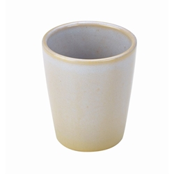 Terra Stoneware Rustic White Conical Cup 10cm (12 Pack) Terra, Stoneware, Rustic, White, Conical, Cup, 10cm, Nevilles